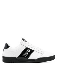 VERSACE JEANS COUTURE Logo Print Contrasting Low Top Trainers
