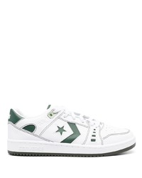 Converse Logo Print Leather Sneakers