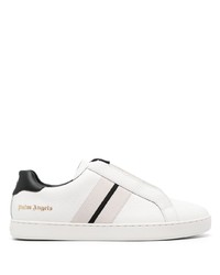 Palm Angels Logo Print Leather Sneakers