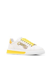 Roberto Cavalli Logo Print Low Top Sneakers