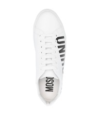 Moschino Logo Print Low Top Sneakers