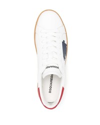 DSQUARED2 Low Top Almond Toe Sneakers