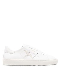 Axel Arigato Low Top Embroidered Detail Sneakers