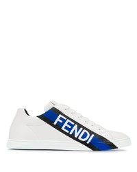 Fendi Low Top Logo Print Sneakers