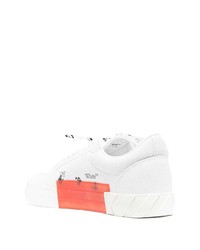 Off-White Low Top Vulcanized Sneakers