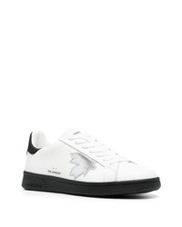 DSQUARED2 Motif Patch Low Top Sneakers
