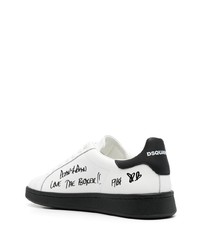 DSQUARED2 Motif Patch Low Top Sneakers