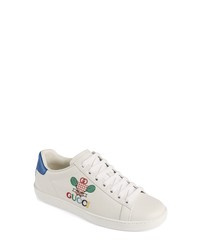 Gucci New Ace Embroidered Tennis Sneaker