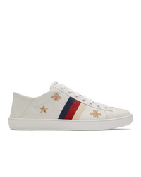 Gucci Off White Ace Bees And Stars Sneakers