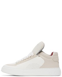 Salvatore Ferragamo Off White Beige Marvelous High Sneakers