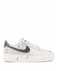 Nike Paint Effect Air Force 1 Sneakers