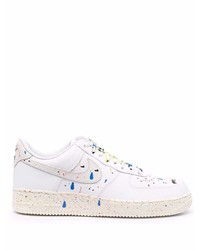 Nike Paint Effect Air Force 1 Sneakers