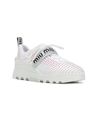 Miu Miu Perforated Sneakers