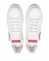 Dolce & Gabbana Portofino Designers Patch Sneakers