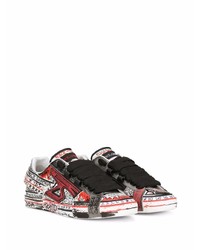 Dolce & Gabbana Portofino Graffiti Print Sneakers