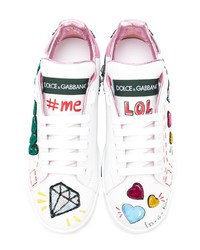 Dolce & Gabbana Queen Appliqu Sneakers