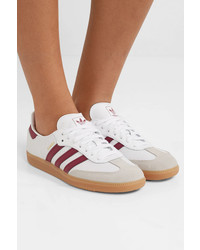 adidas Originals Samba Og Perforated Leather And Suede Sneakers