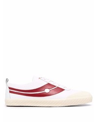 Bally Stripe Print Lace Up Sneakers