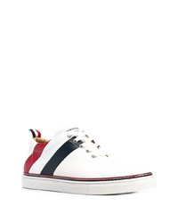 Thom Browne Striped Lace Up Sneakers