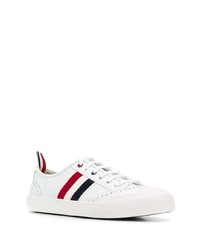 Thom Browne Striped Leather Sneakers