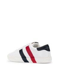 Moncler Striped Lo Top Sneakers