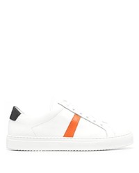 Low Brand Striped Low Top Sneakers