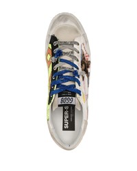 Golden Goose Super Star Distressed Sneakers