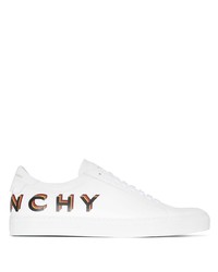 Givenchy White 3d Logo Leather Sneakers