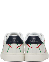 Ps By Paul Smith White Abstract Rex Sneakers