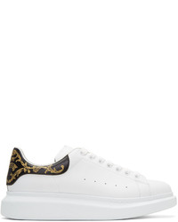 Alexander McQueen White And Black Oversized Sneakers