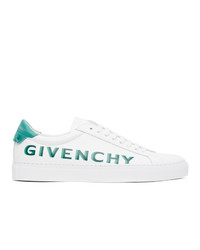 Givenchy White And Green Urban Knots Sneaker
