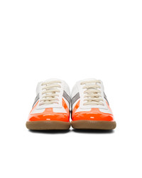 Maison Margiela White And Orange Replica Sneakers