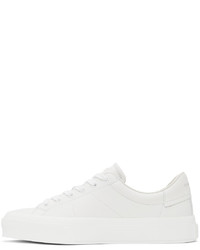 Givenchy White Blue City Sport Print Sneakers