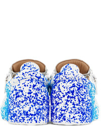 Giuseppe Zanotti White Blue Frankie Sneakers