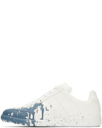 Maison Margiela White Blue Replica Sneakers