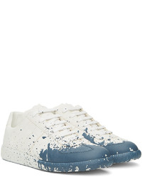 Maison Margiela White Blue Replica Sneakers