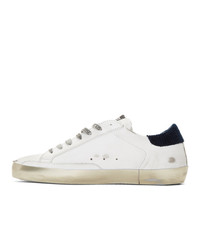 Golden Goose White Corduroy Sneakers