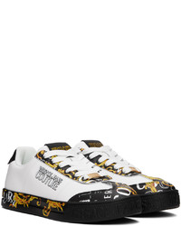 VERSACE JEANS COUTURE White Court 88 Sneakers