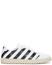 Off-White White Diagonal Sneakers