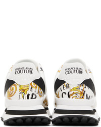 VERSACE JEANS COUTURE White Fondo Spyke Sneakers