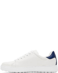 Salvatore Ferragamo White Gancini Sneakers