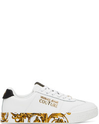 VERSACE JEANS COUTURE White Garland Court 88 Sneakers