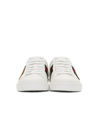 Gucci White Pineapple Ace Sneakers
