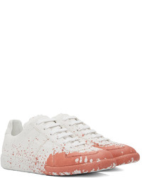 Maison Margiela White Pink Replica Sneakers