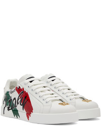Dolce & Gabbana White Portofino Light Sneakers