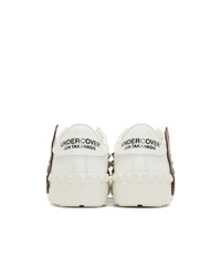 Valentino White Undercover Edition Garavani Open Sneakers