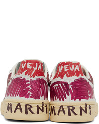 Marni White Veja Edition V 10 Sneakers
