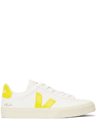 Veja White Yellow Campo Sneakers