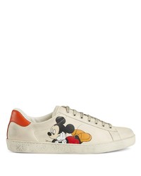 Gucci X Disney Mickey Mouse Ace Low Top Sneakers
