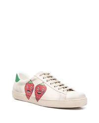 Gucci X Off White New Ace Graphic Print Sneakers